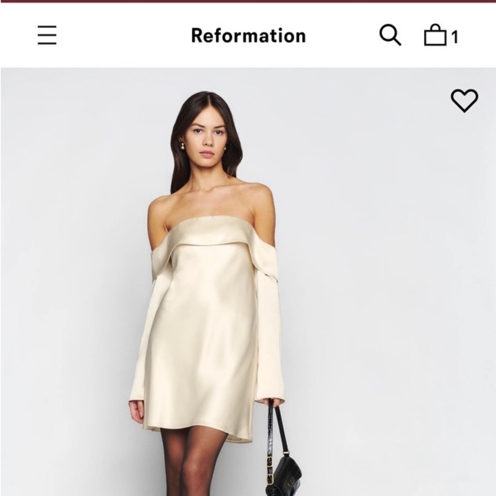 Reformation Silky Maves Dress Size M